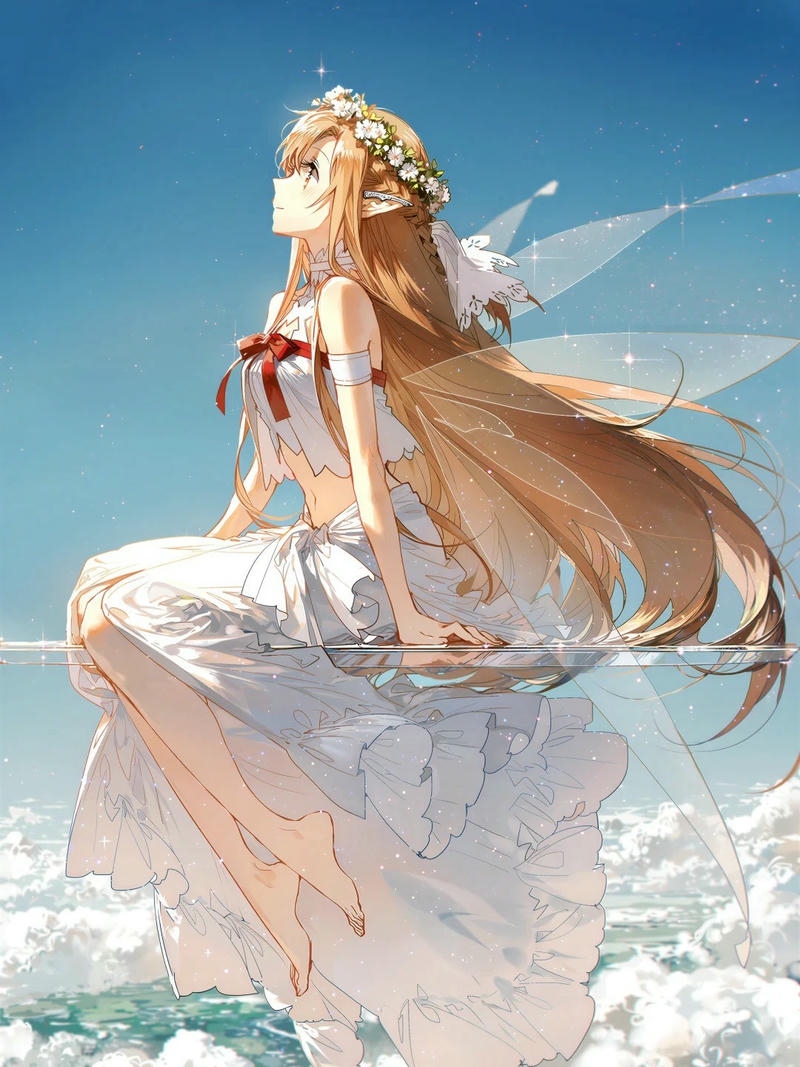 Ảnh Asuna anime có phong cách thanh thoát nổi bật
