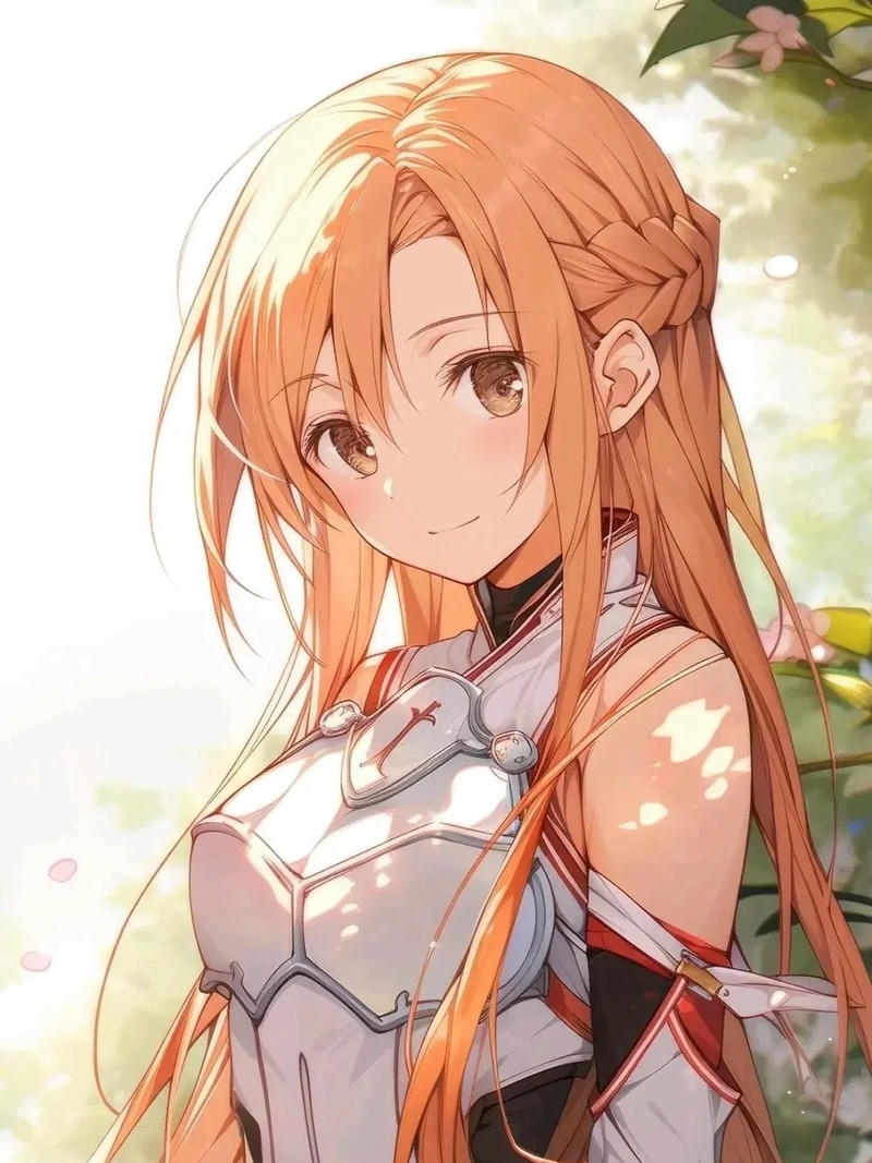 Ảnh Asuna anime có vẻ ngoài thanh tú duyên dáng