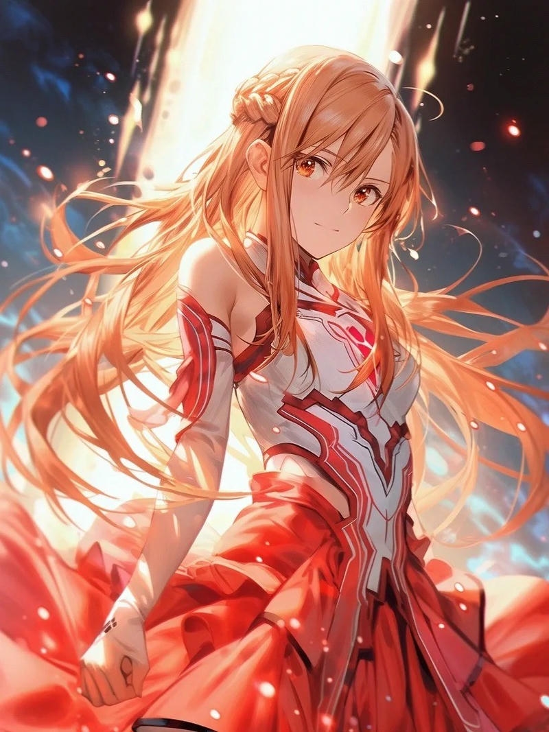 Ảnh Asuna anime mang diện mạo trong trẻo nổi bật