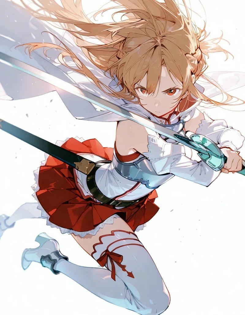 Ảnh Asuna anime mang nét đẹp trong sáng hài hòa