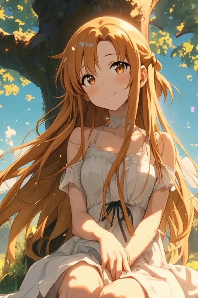 Ảnh Asuna anime mang phong cách trẻ trung hài hòa