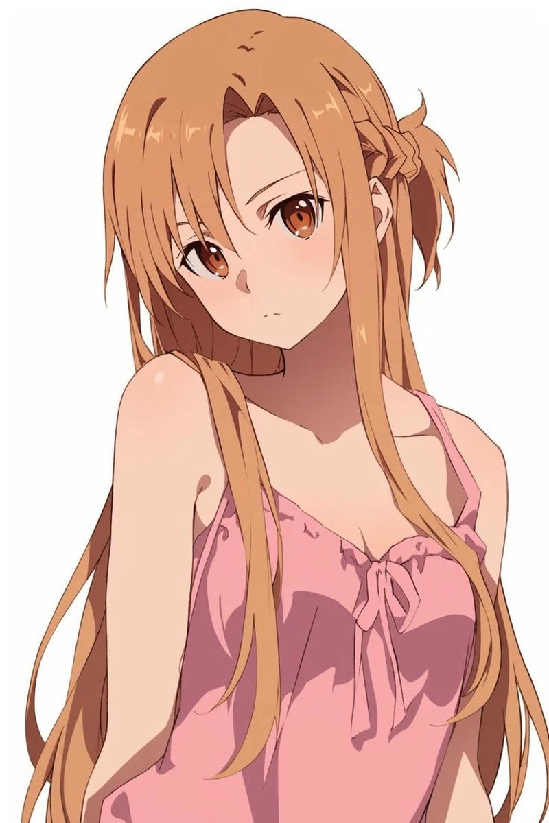 Ảnh Asuna anime mang thần thái rạng rỡ cuốn hút
