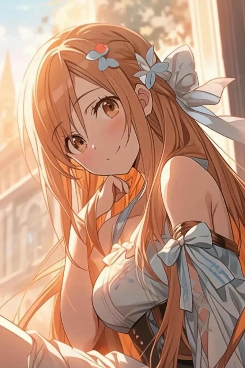 Ảnh Asuna anime với diện mạo mềm mại nổi bật