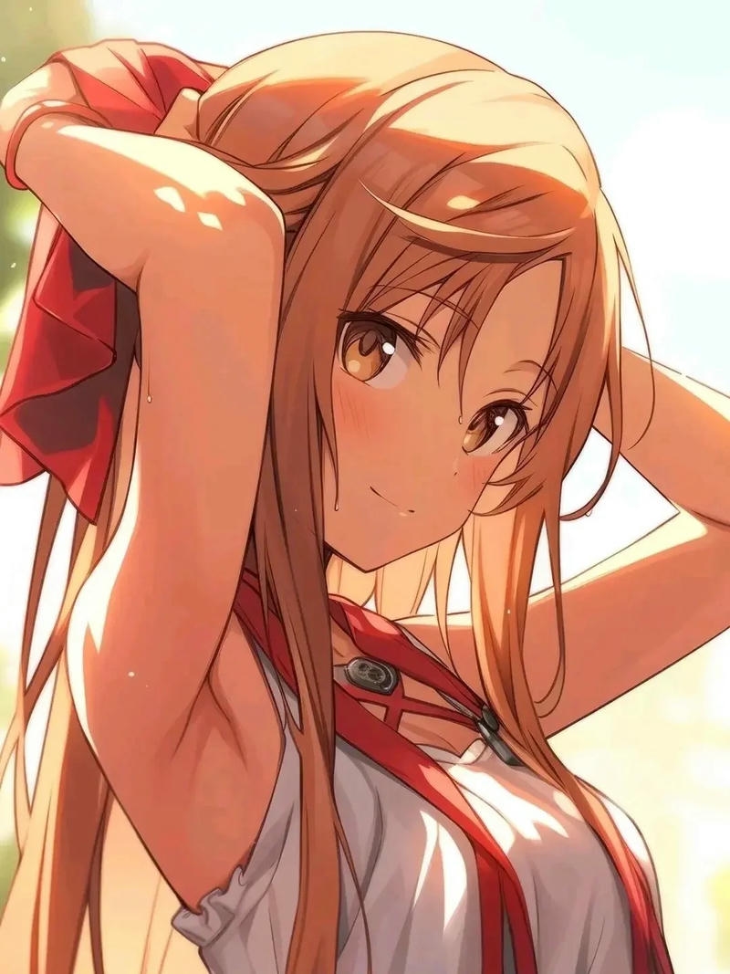 Ảnh Asuna anime với nét đẹp dịu dàng tinh tế