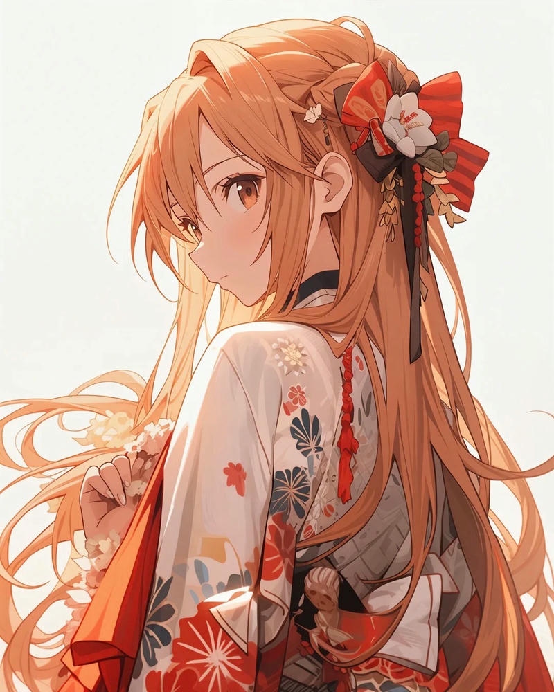 Ảnh Asuna anime với tạo hình mềm mại tinh tế