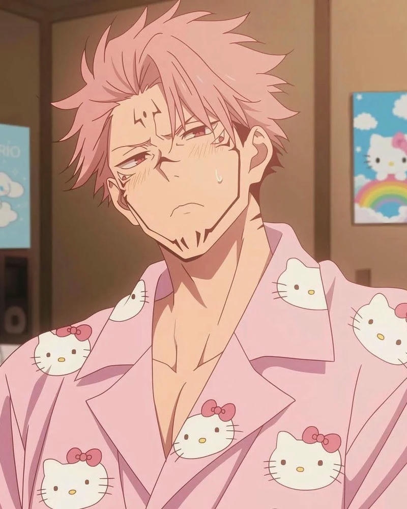 Ảnh anime Sukuna có thần thái áp đảo ấn tượng