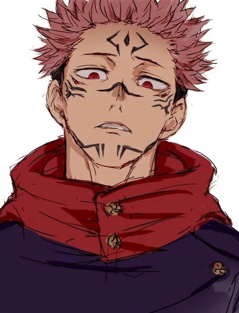 Ảnh anime Sukuna với diện mạo quyền lực cuốn hút