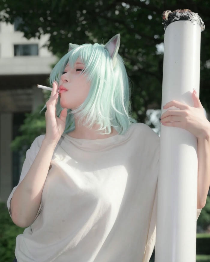 Ảnh cosplay mèo mang phong thái nữ tính nổi bật