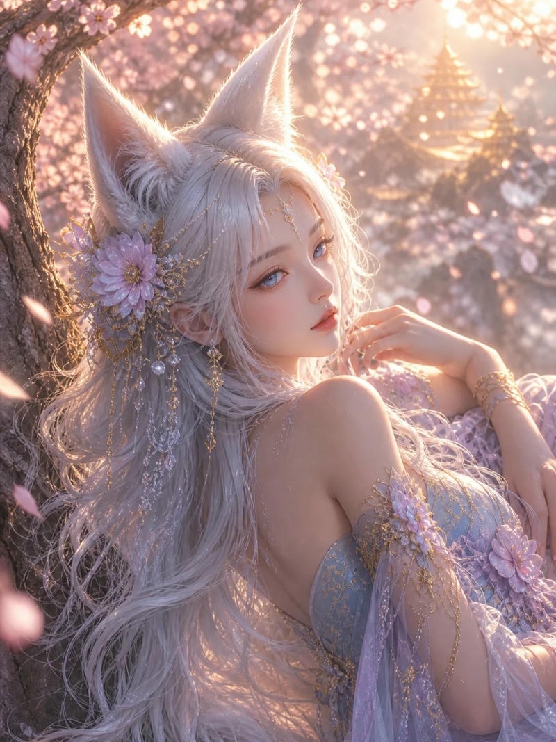 Ảnh hồ ly anime mang diện mạo trẻ trung nổi bật