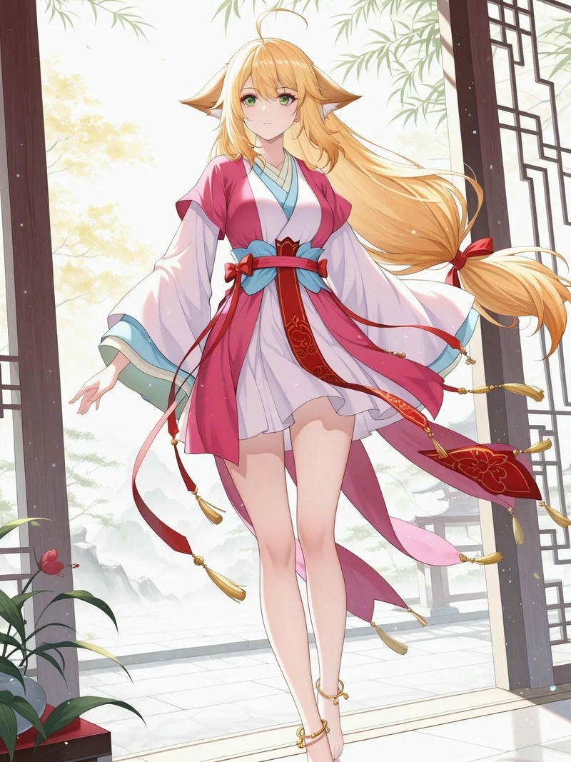 Ảnh hồ ly anime mang vẻ đẹp ma mị thanh tú