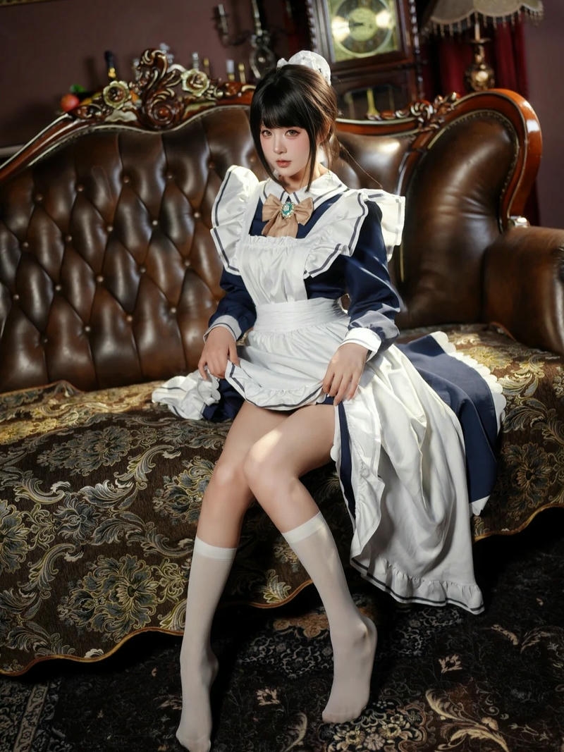 Cosplay hầu gái có tạo hình xinh xắn hài hòa