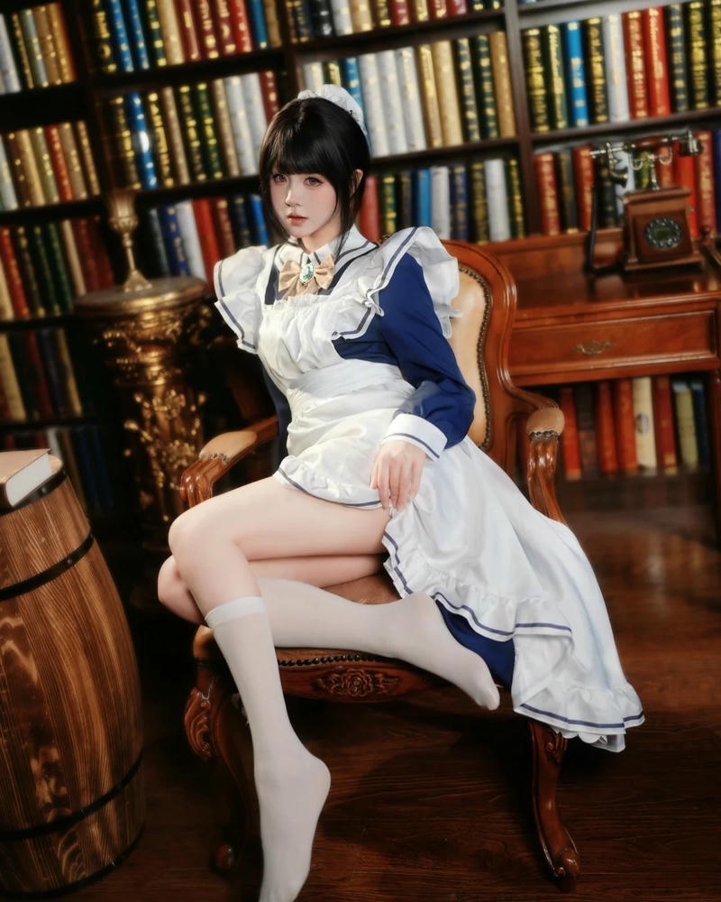 Cosplay hầu gái mang thần thái trẻ trung nổi bật