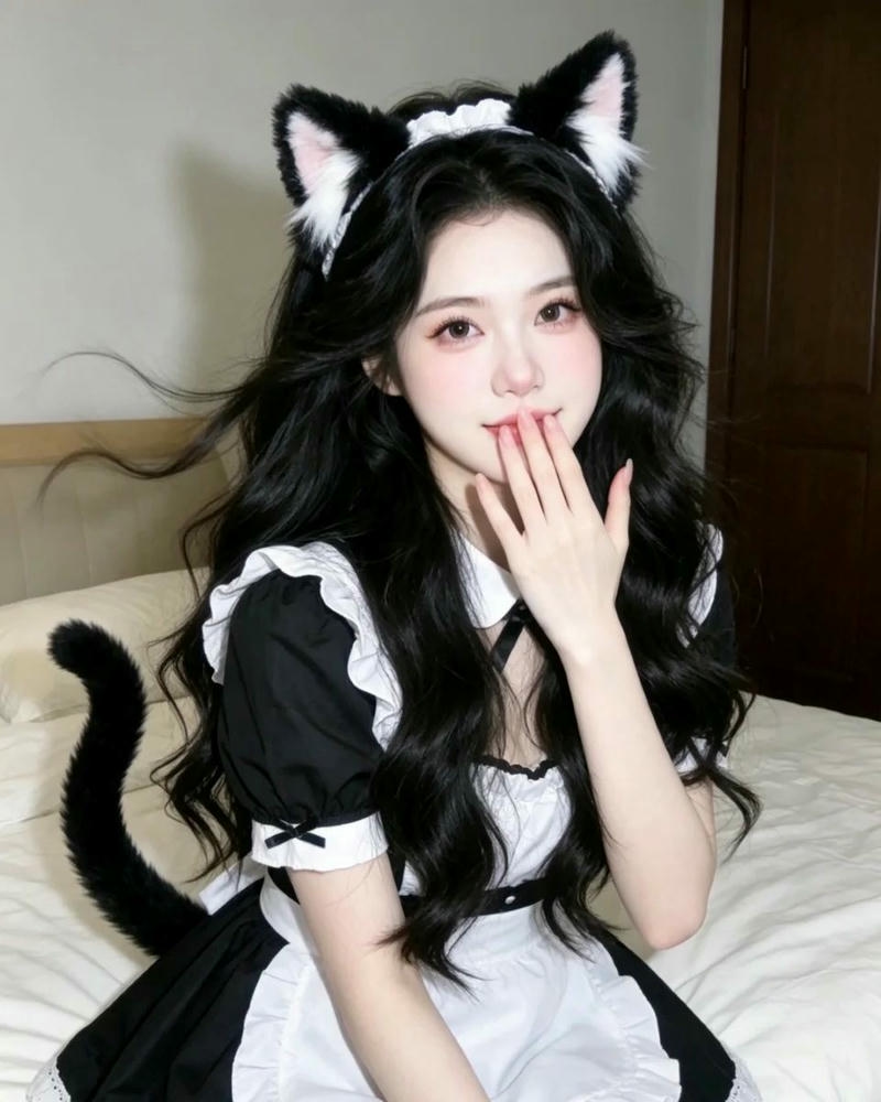 Cosplay hầu gái với phong cách duyên dáng hài hòa