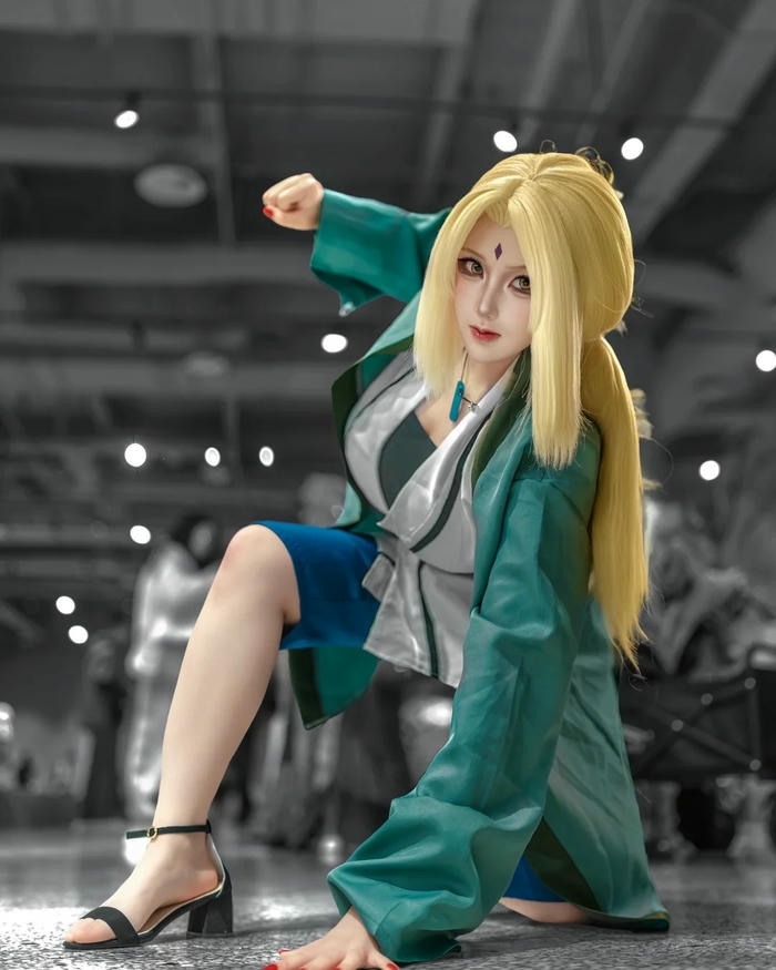 Hình ảnh cosplay Tsunade có diện mạo thanh lịch