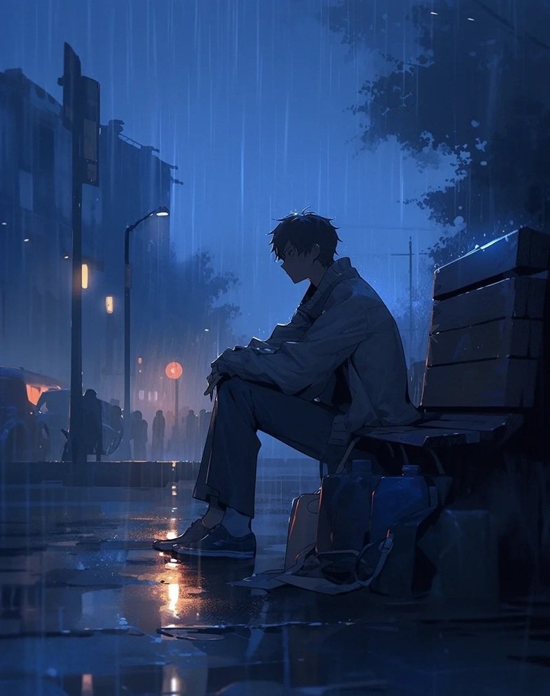 ảnh anime buồn 2