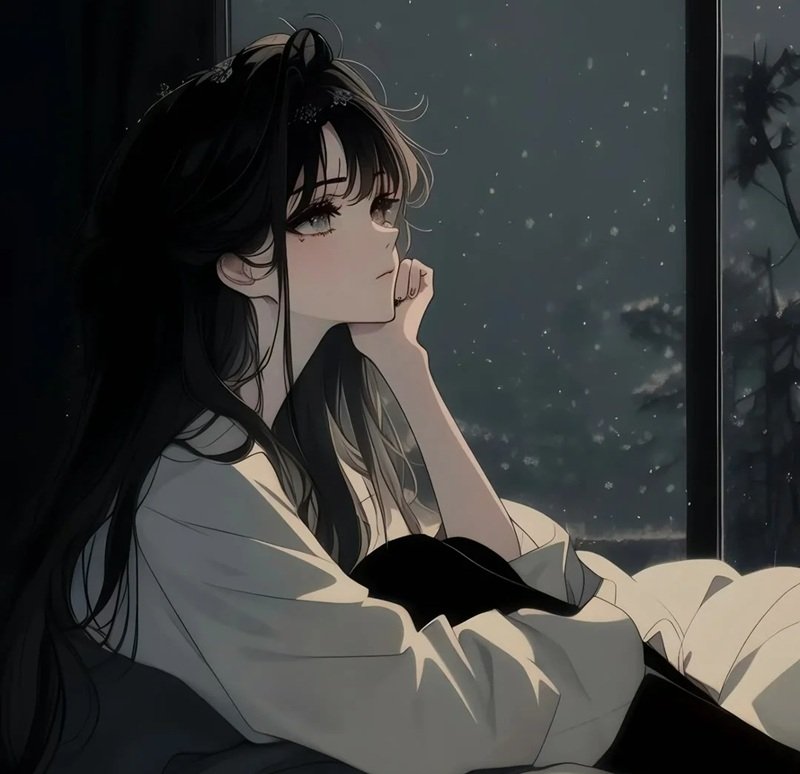 ảnh anime buồn nữ 12