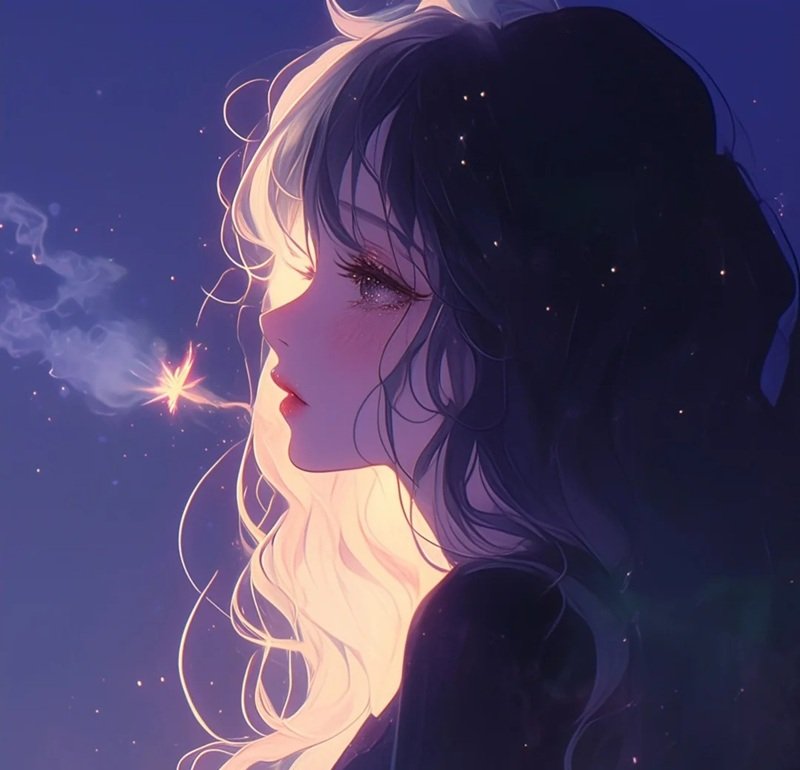 ảnh anime buồn nữ 16