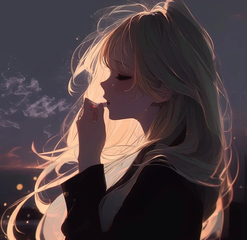 ảnh anime buồn nữ 17