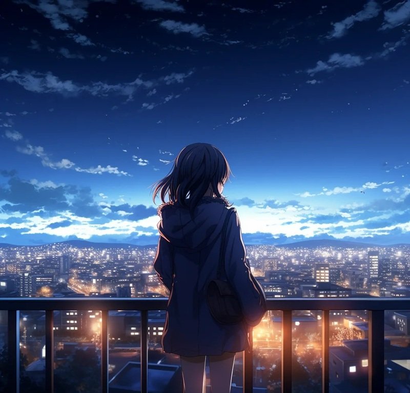 ảnh anime buồn nữ 22