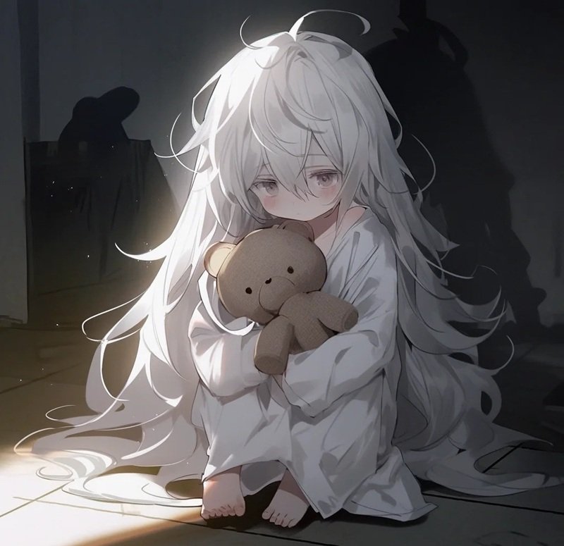 ảnh anime buồn nữ 4