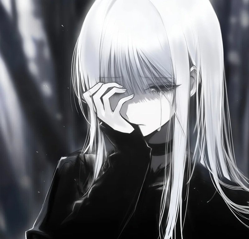 ảnh anime buồn nữ 7