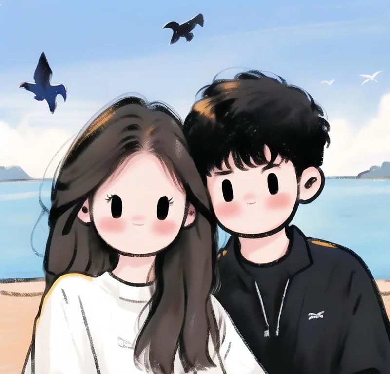 ảnh anime cặp đôi yêu nhau​ 14