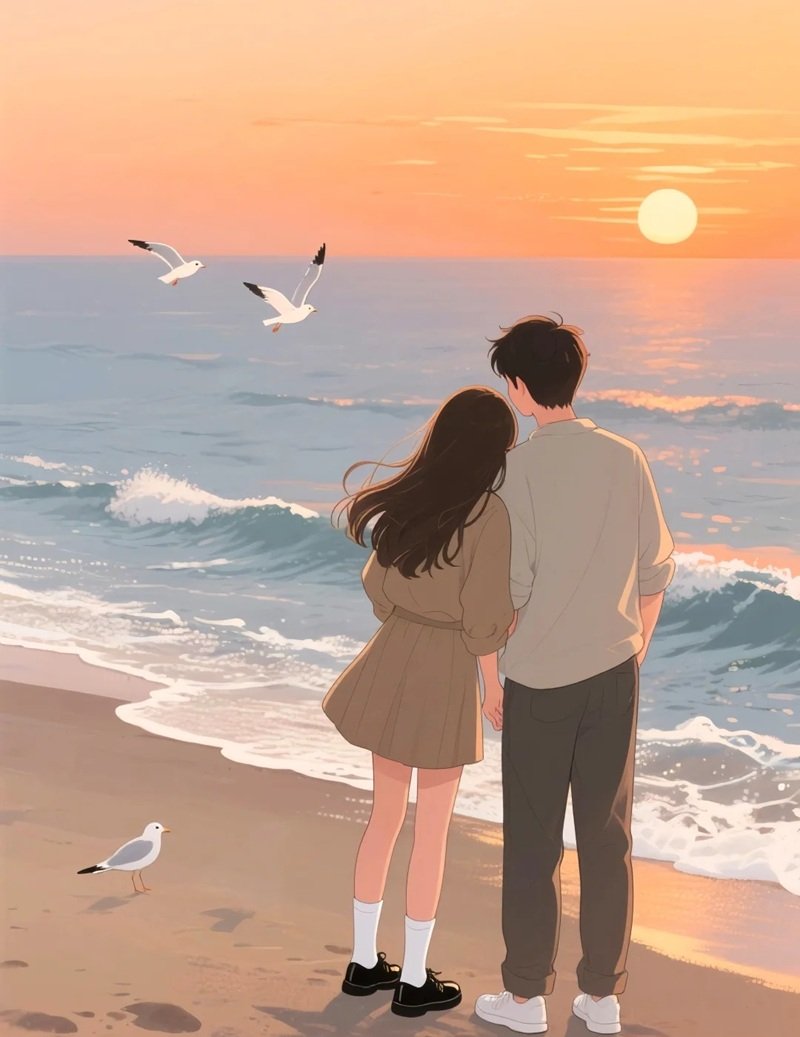 ảnh anime cặp đôi yêu nhau​ 25