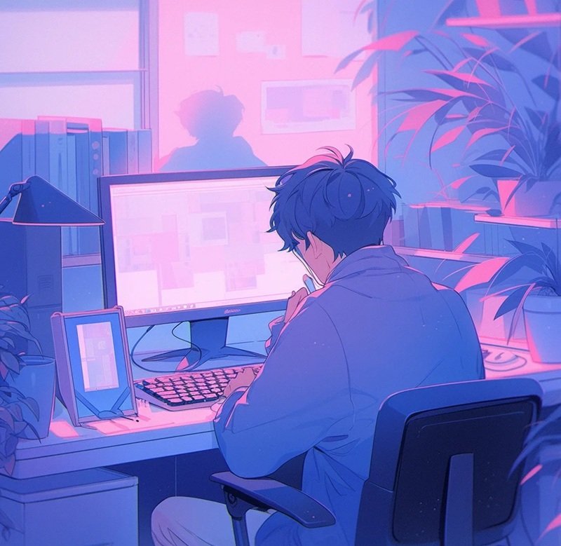 ảnh anime chill lofi 26
