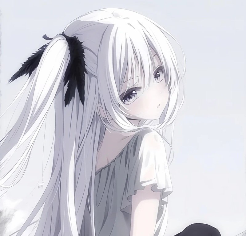 ảnh anime girl lạnh lùng vô cảm 16