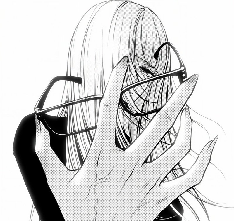 ảnh anime girl lạnh lùng vô cảm 17