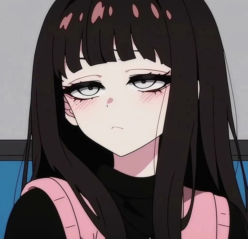 ảnh anime girl lạnh lùng vô cảm 20