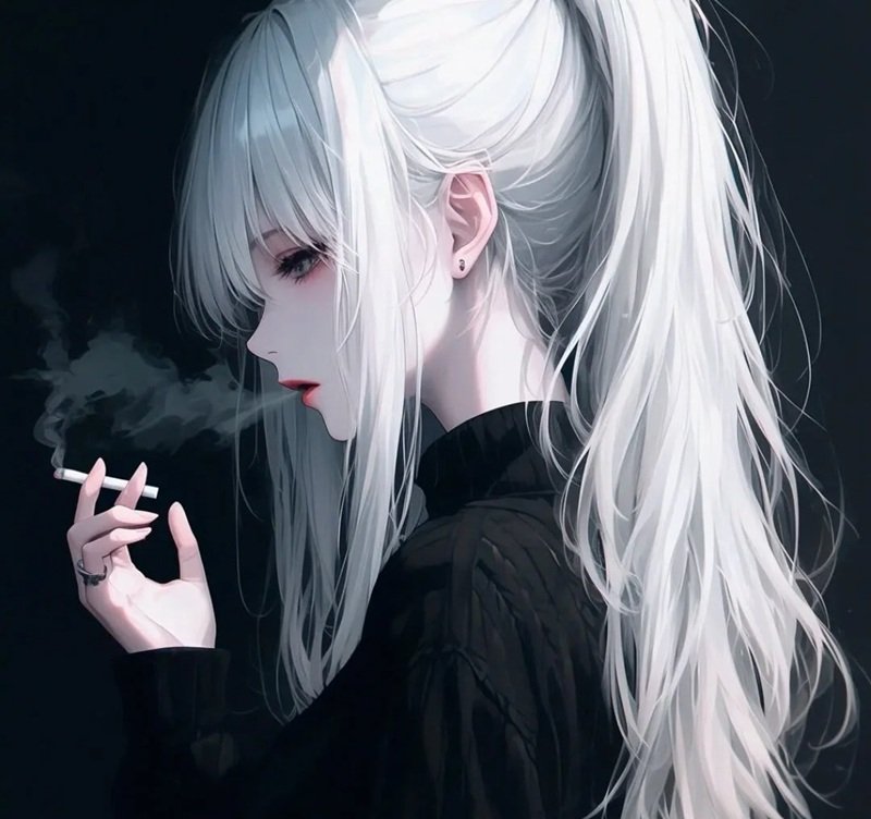 ảnh anime girl lạnh lùng vô cảm 21