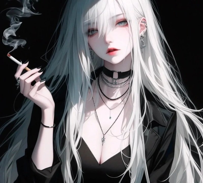 ảnh anime girl lạnh lùng vô cảm 22