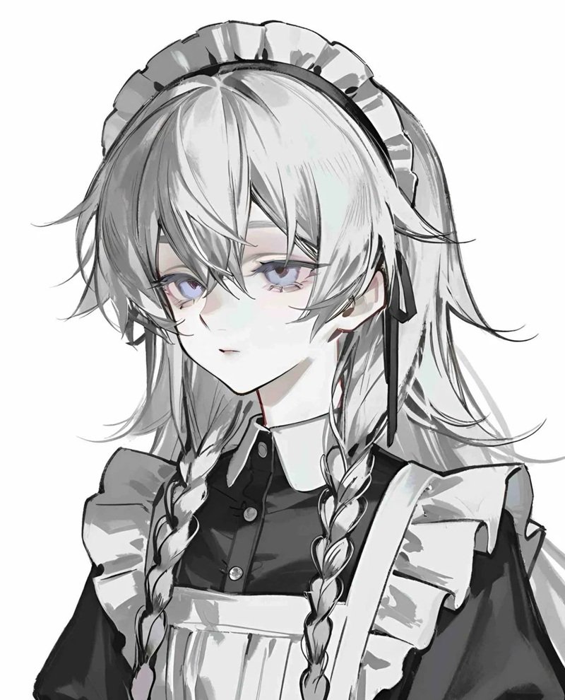 ảnh anime girl lạnh lùng vô cảm 26