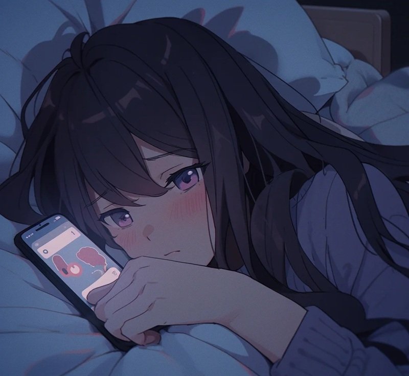 ảnh anime girl lạnh lùng vô cảm 35