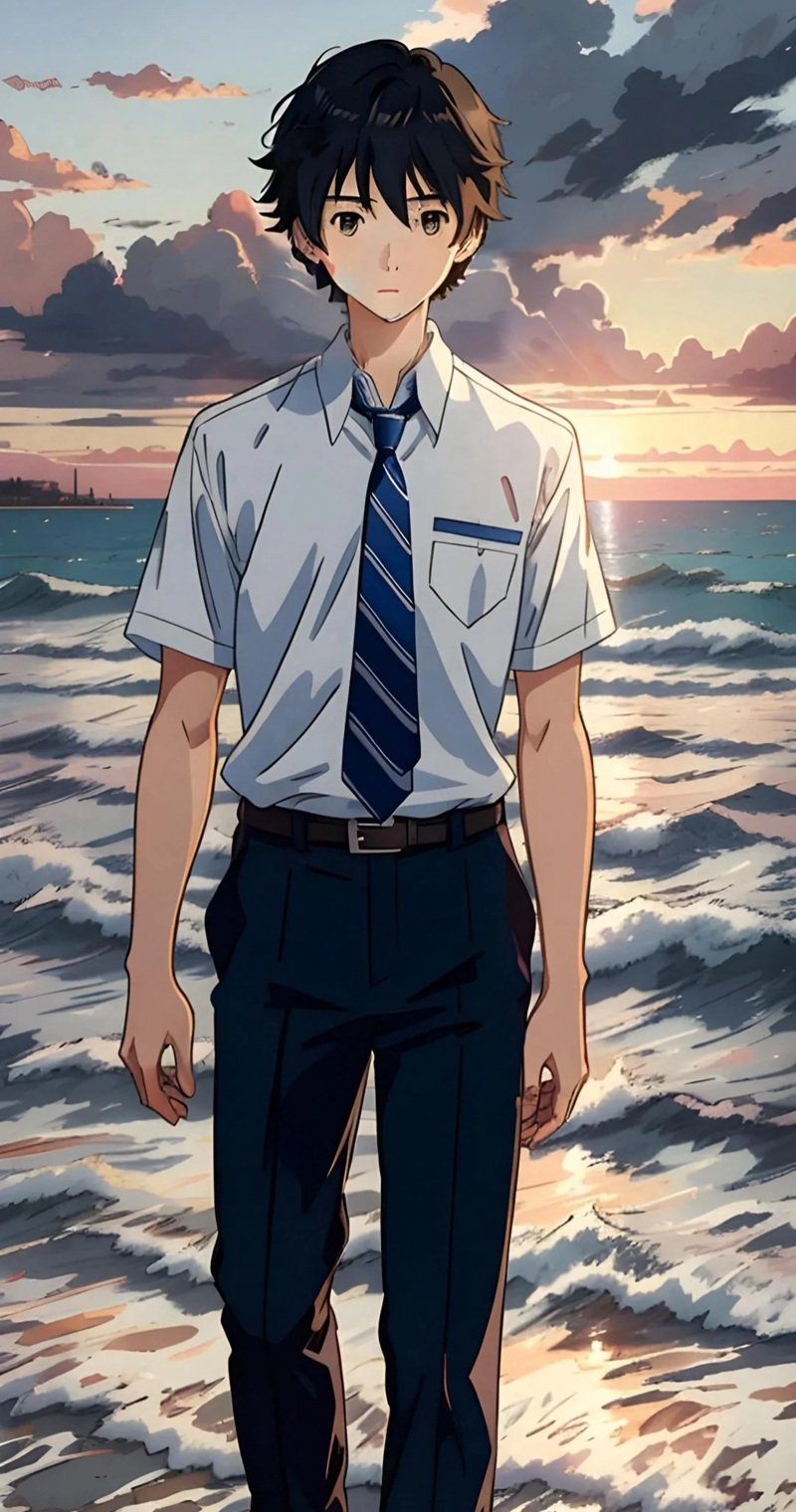 ảnh anime học sinh 13