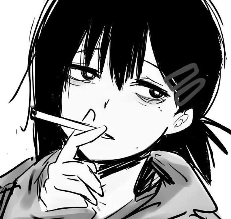 ảnh anime hút thuốc 2