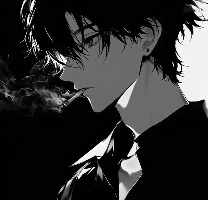 ảnh anime hút thuốc 22