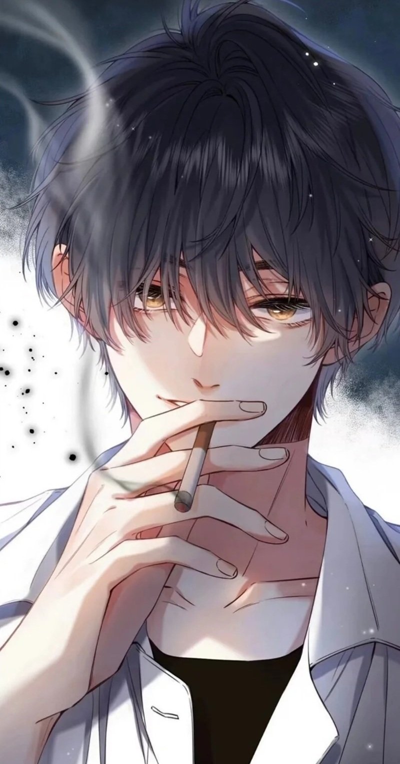 ảnh anime hút thuốc 23