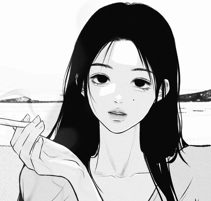 ảnh anime hút thuốc 3