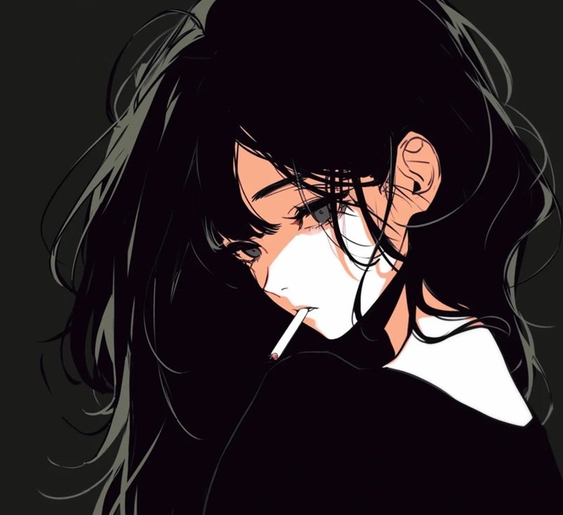 ảnh anime hút thuốc 30