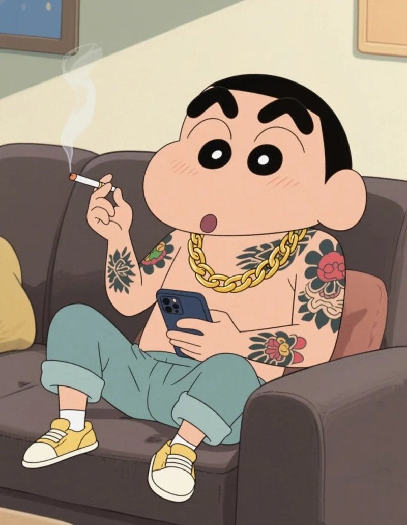 ảnh anime hút thuốc 5