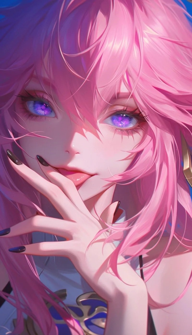 ảnh anime lè lưỡi 21