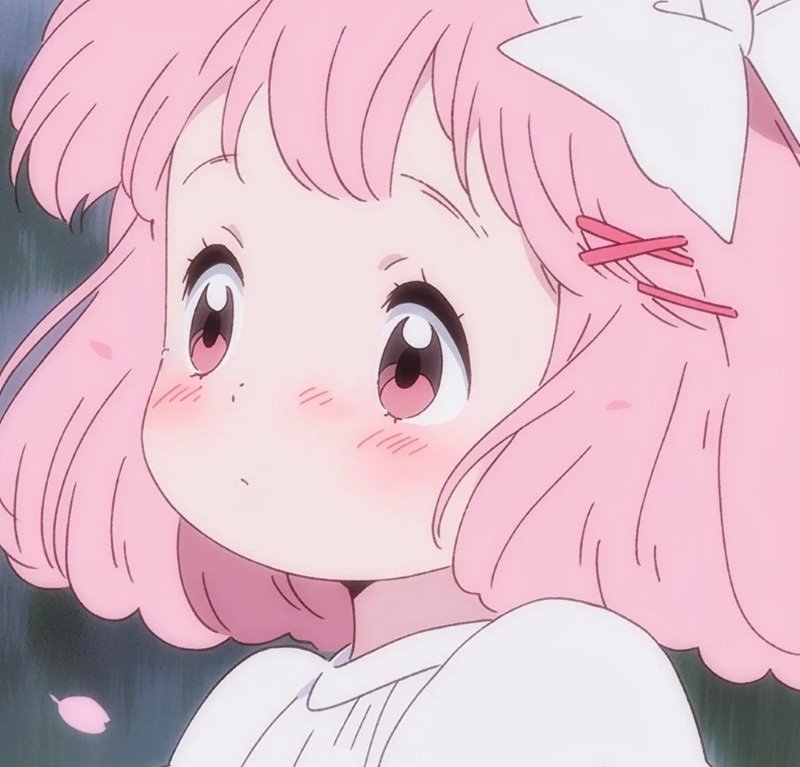 ảnh anime màu hồng 14