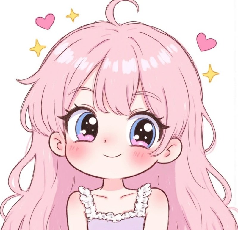 ảnh anime màu hồng 27