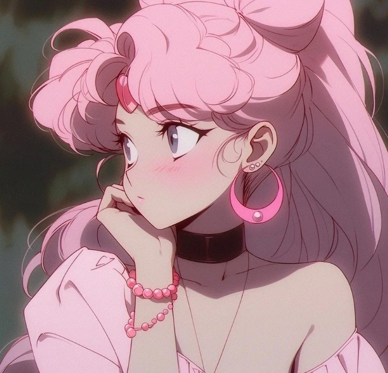 ảnh anime màu hồng 28