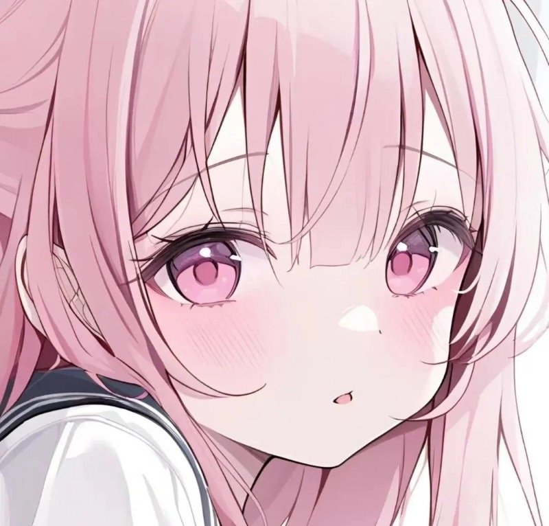 ảnh anime màu hồng 3