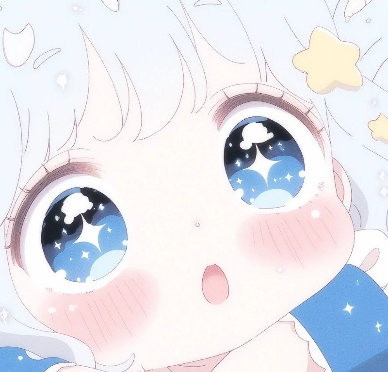 ảnh anime màu xanh dương 1