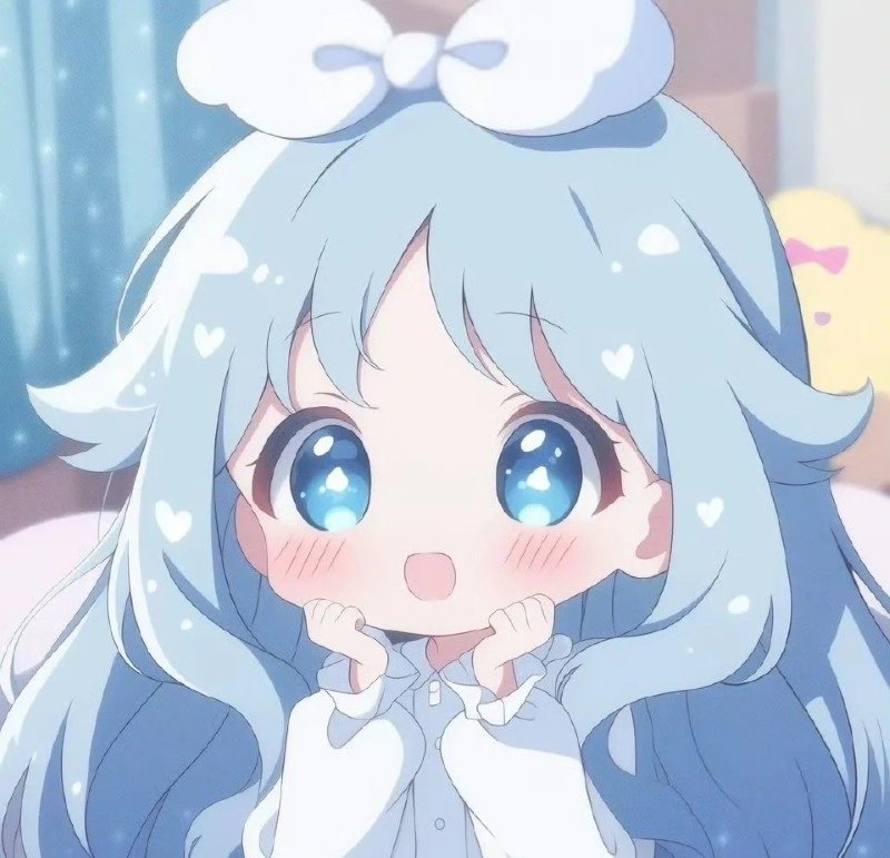 ảnh anime màu xanh dương 16