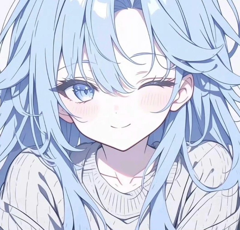 ảnh anime màu xanh dương 31